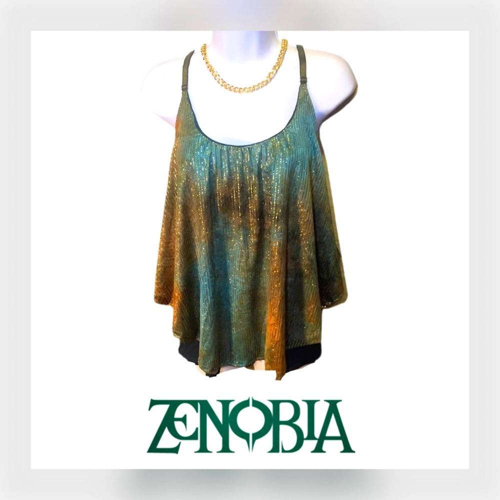 👚 Zenobia Metallic Tank
